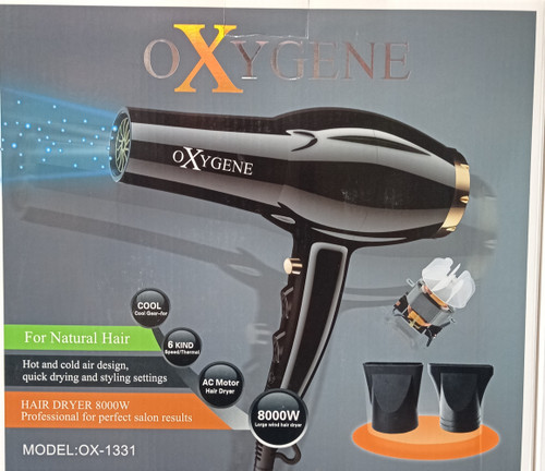 سشوار اکسیژن 8000 وات مدل OX_1331