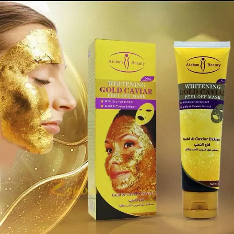 ماسک تیوپی طلا خاویار آبرسان و ضد چروک پوست صورت