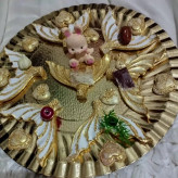 هفت سین با قالب پودر سنگ هنری با طرح دم ماهی و خوشکل