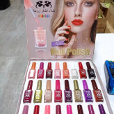 لاک ناخن کتابی در رنگ و مدلهای متنوع Nail Polish