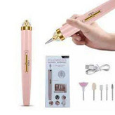سوهان شارژی و برقی ناخن خانگی SALON NAILS رنگ سفید