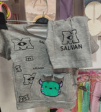 لباس پسرانه ست جنس پلیستر پنبه سایز ۳۵